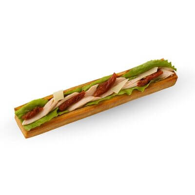 longwich s kuřecím masem